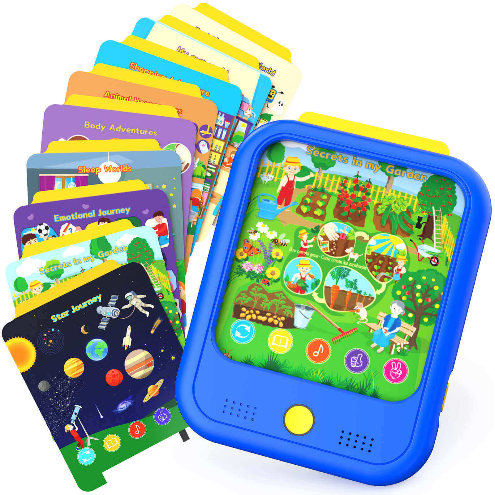 Qiaojoy Kids Learning Tablet Educational Learning Pad