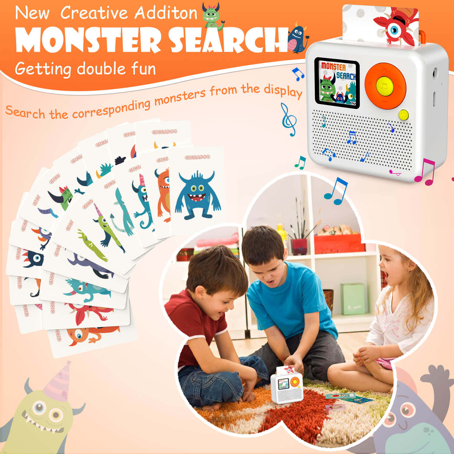 Qiaojoy Monster Game Set