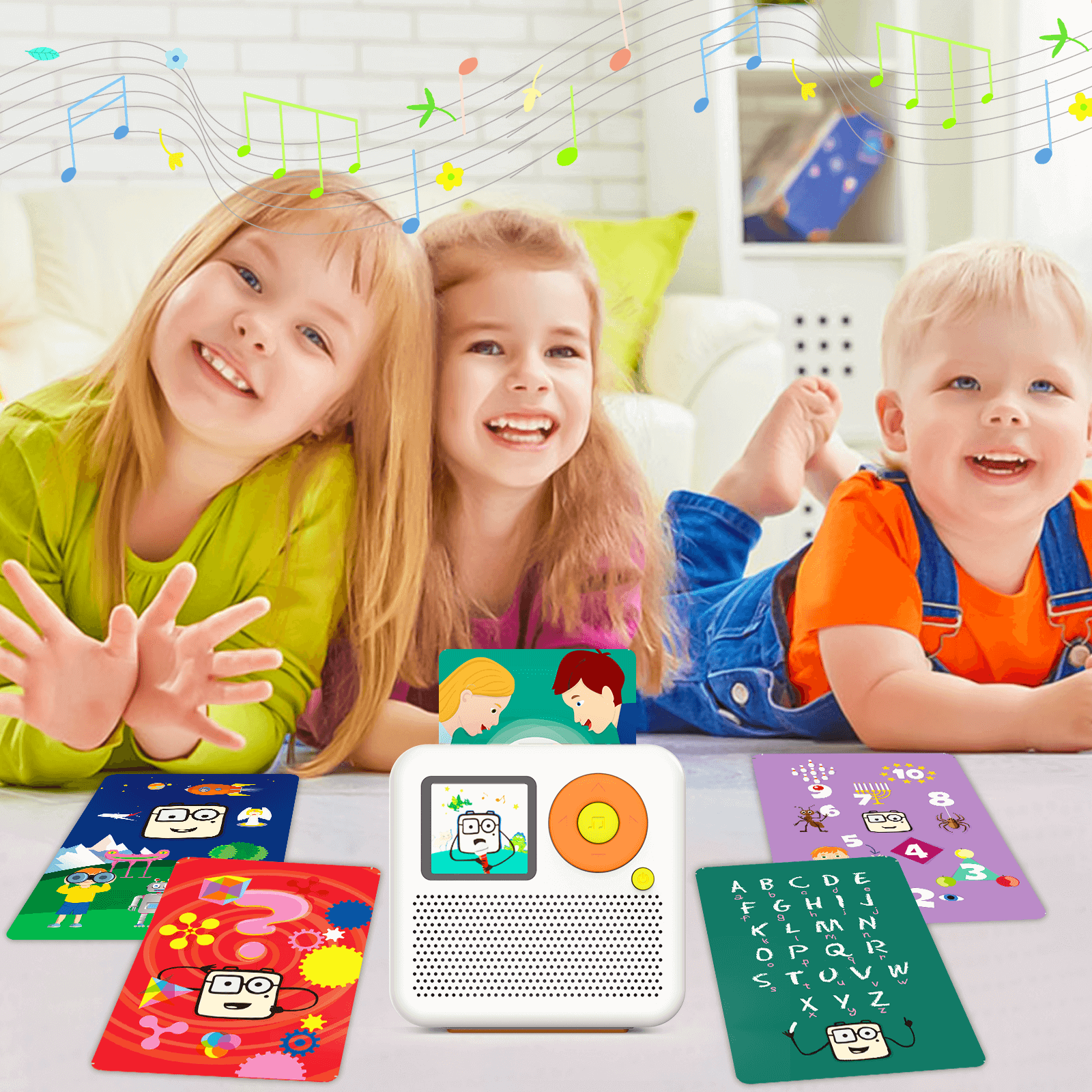 Qiaojoy Giggaboo + Functional Learning Cards Bundle